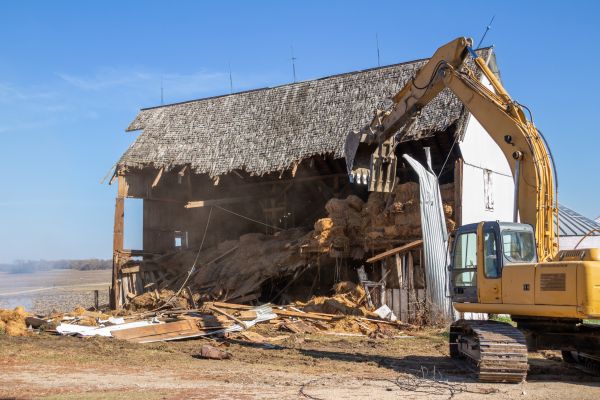Barn Demolition in Fayetteville