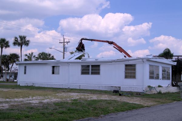 Mobile Home Demolition in Fayetteville
