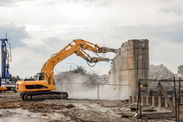 Silo Demolition in Fayetteville