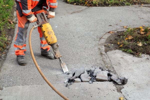 Sidewalk Removal in Fayetteville