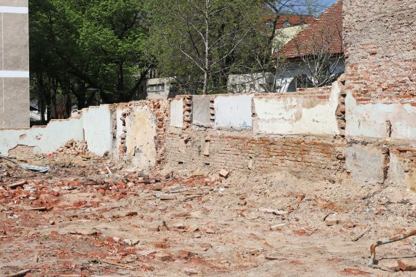 Brick Wall Demolition in Fayetteville