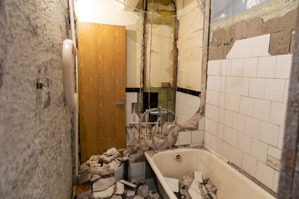 Shower Tile Demolition in Fayetteville